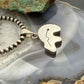 Vintage Native American Silver Fetish Bear Pendant For Women