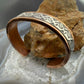 Wylie Secatero Navajo Sterling Silver & Copper Stamped Horse Bracelet For Women