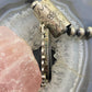 Juan Guerro Native American Sterling Silver Large Mother of Pearl Pendant