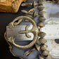 Vintage Native American Silver Squash Blossom w/Naja Necklace For Women