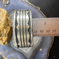 Jerrold Tahe Native American Sterling Heavy Gauge Engraved Bracelet For Men