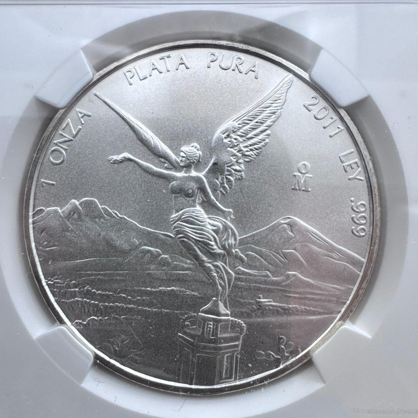 2011 Mexico One Ounce .999 Fine Silver NGC MS69 #015 SO NICE