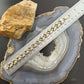 Vintage Sterling Silver Silver 7" Fashion Link Bracelet For Women