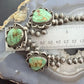 Native American Sterling Silver Royston Turquoise Decorated 14" Necklace For Women