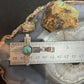 Sterling Silver Southwestern Style Round Mohave Turquoise Unisex Zia Pendant #2