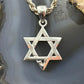 Sterling Silver Fashion Unisex Star of David Pendant
