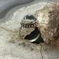 Sterling Silver Southwestern Style Teardrop Parral Dendritic Agate Ring Size 8 For Women