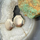 Vintage Sterling Silver Octagon Fashion Stud Earrings For Women
