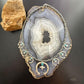 Sterling Southwestern Style 6 Small Naja & Large Naja Squash Blossom Necklace