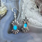 Carolyn Pollack Sterling Silver Turquoise Bow Dangle Dangle Earrings For Women