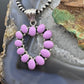 Native American Sterling Silver Phosphosiderite Heart Shape Pendant For Women