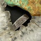 Elgin Tom Vintage Native American Sterling Silver Basket Weave Design Ring Size 7 For Women