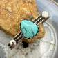 Lyle Wright Taos Pueblo Native American Silver Turquoise Bracelet For Women