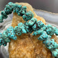 Vintage Native American Natural Nugget Turquoise Beads 18" Necklace For Women