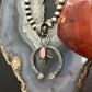 Eva & Linberg Billah Native American Sterling Silver Pink Conch Naja Pendant