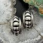 Priscilla Apache Native American Sterling Silver Half-Moon Post Earrings For Women