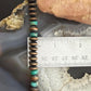 Southwestern Style Copper 8mm Navajo Pearl Saucer & Turquoise 18"-20" Necklace