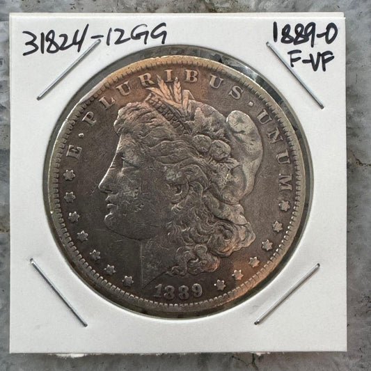 1889-O US Morgan Silver Dollar F-VF #31824-12GG