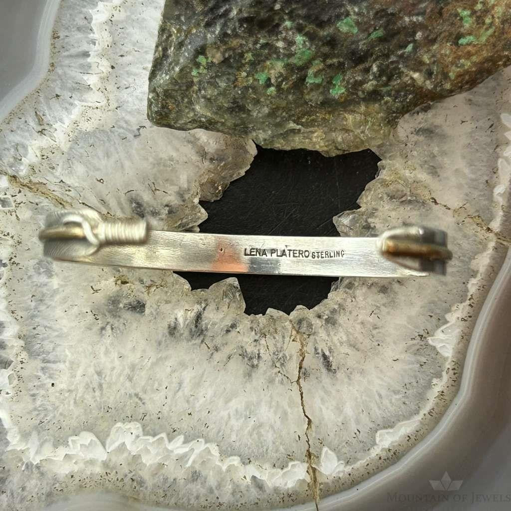 Lena Platero Native American Sterling Silver & Gold Plated Bracelet For Women