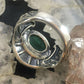 Carolyn Pollack Southwestern Style Sterling Silver Oval Malachite Decorated Ring For Women