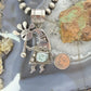 Alonzo Mariano Native American Sterling Silver w/Turquoise Kokopelli Pendant #1