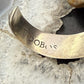 Vintage T.Dobbs Silver Floral Overlay Bracelet For Women