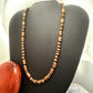 Southwestern Style 6-12mm Round,Saucer,Cylinder Copper Navajo Pearl 18" Necklace For Women