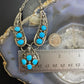 Vintage Native American Sterling Sleeping Beauty Turquoise Cluster 16" Necklace