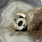 Sterling Silver Southwestern Style Oval Star Amethyst Ring Size 10 For Women