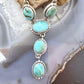 Sterling Silver Southwestern Style Mohave Turquoise Lariat 19" Necklace For Women #1