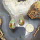 Sterling Silver Southwestern Style Teardrop Turquoise Dangle Earrings For Women #1
