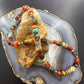Carolyn Pollack Sterling Silver Multistone Beads Magnetic Clasp 16" Necklace For Women