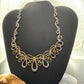 Carolyn Pollack Sterling Silver & Brass Swirl Decorated 15" Necklace For Women
