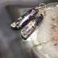 Sterling Silver Elongated Tilde Shape Blue Sodalite Slab Dangle Earrings For Women  #216