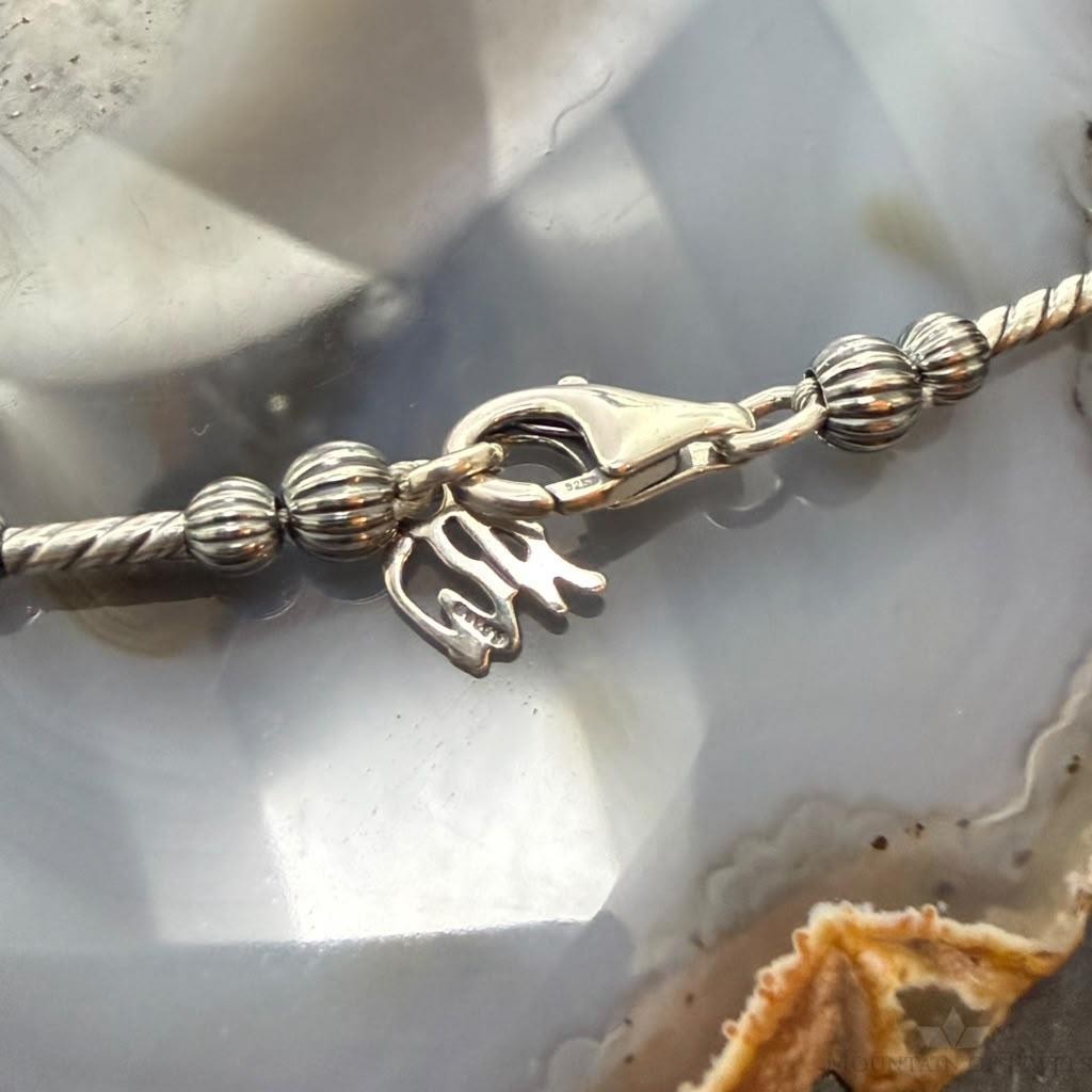 Carolyn Pollack Sterling Silver Multistone Beads 36" Necklace For Women