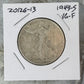 1943-S US Walking Liberty Half Dollar 90% Silver VG-F #20126-13