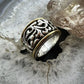 Charles Krypell Vintage Sterling Silver & 18K Gold Fashion Dome Ring Size 7 For Women