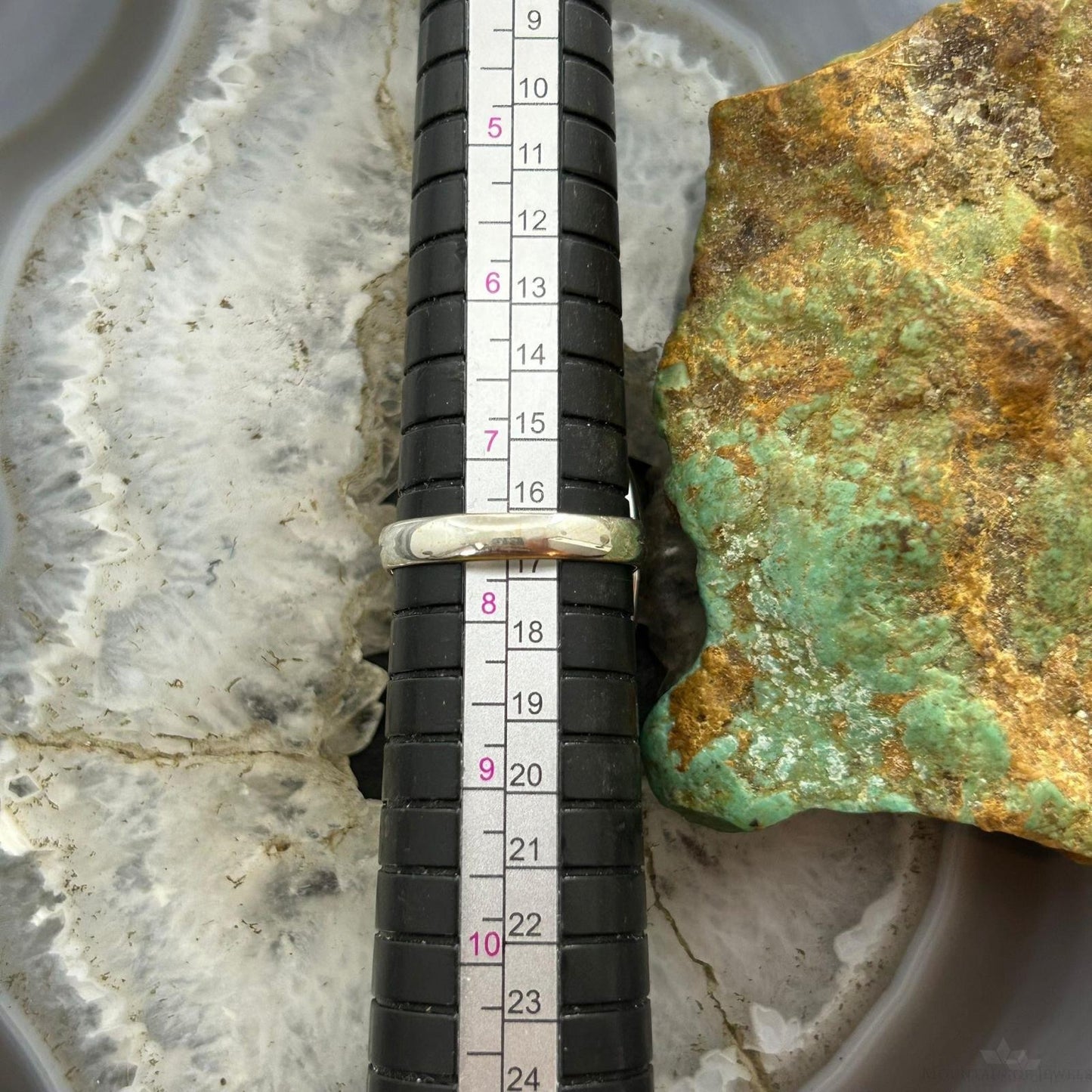 Sterling Silver Southwestern Style Oval Translucent Amethyst Ring Size 7.5 For Women