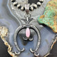 Eva & Linberg Billah Native American Sterling Silver Pink Conch Naja Pendant For Women