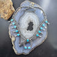 Sterling Silver Southwestern Style Turquoise Squash Blossom 18"-20" Necklace For Women