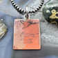 Ben Yellowhorse Navajo Sterling Silver & Copper Stamped Chief Profiles Pendant