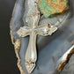 1998 Vintage Towle Sterling Silver Religious Cross Christmas Ornament