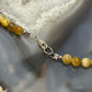 Sterling Silver 6mm Golden Tiger's Eye Beads 18" Necklace For Women