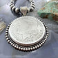 Genuine 90% Silver 1897 US Morgan Dollar Decorated Unisex Pendant