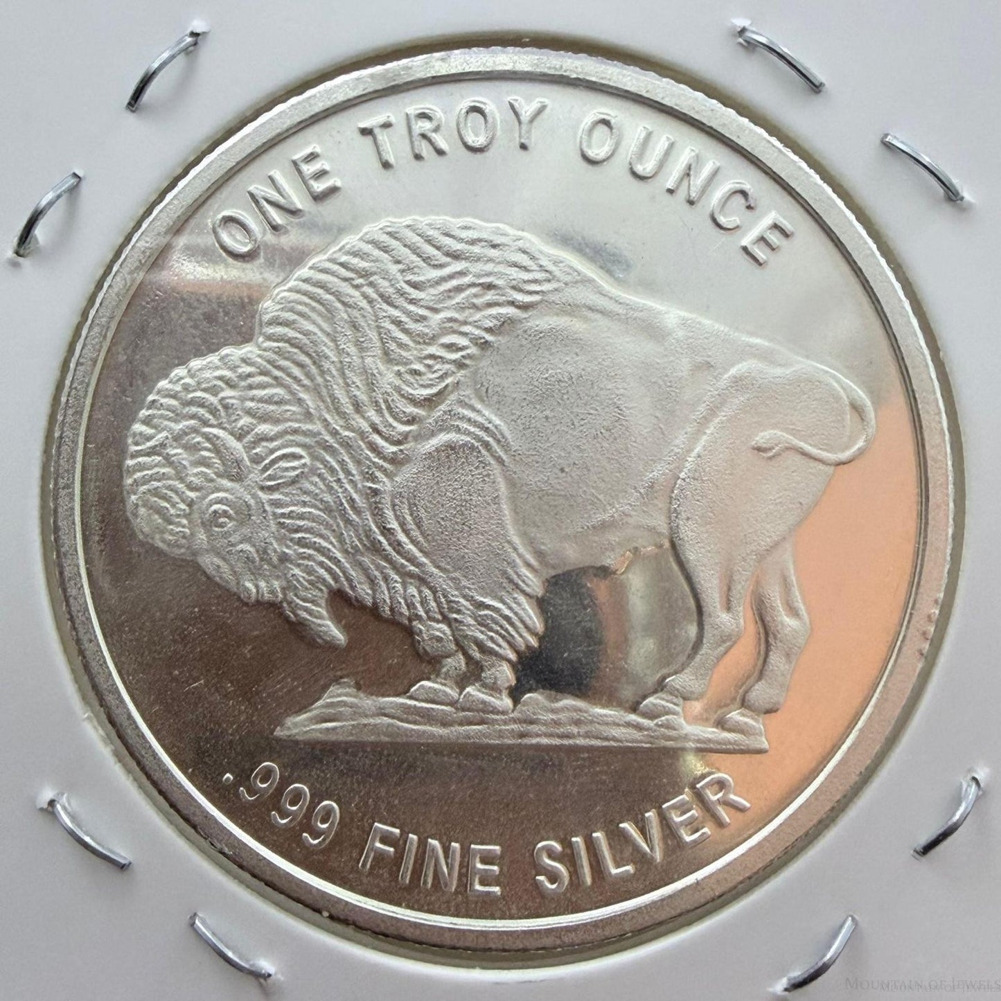 US One Troy Ounce Buffalo Indian Head Design .999 Fine Silver Round #121325-2HH