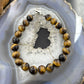 Carolyn Pollack Sterling Silver Tiger's Eye Beaded w/Horse Head Clasp Bracelet For Women