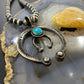 Eva & Linberg Billah Sterling Silver Turquoise Decorated Naja Unisex Pendant #21