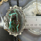 Sterling Silver Southwestern Style Large Chrysocolla Decorated Bolo Tie For Men