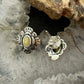 Carolyn Pollack Sterling Silver Yellow Jasper Stud Earrings For Women