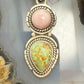 Sterling Silver Southwestern Style Pink Conch & Turquoise Pendant For Women #1